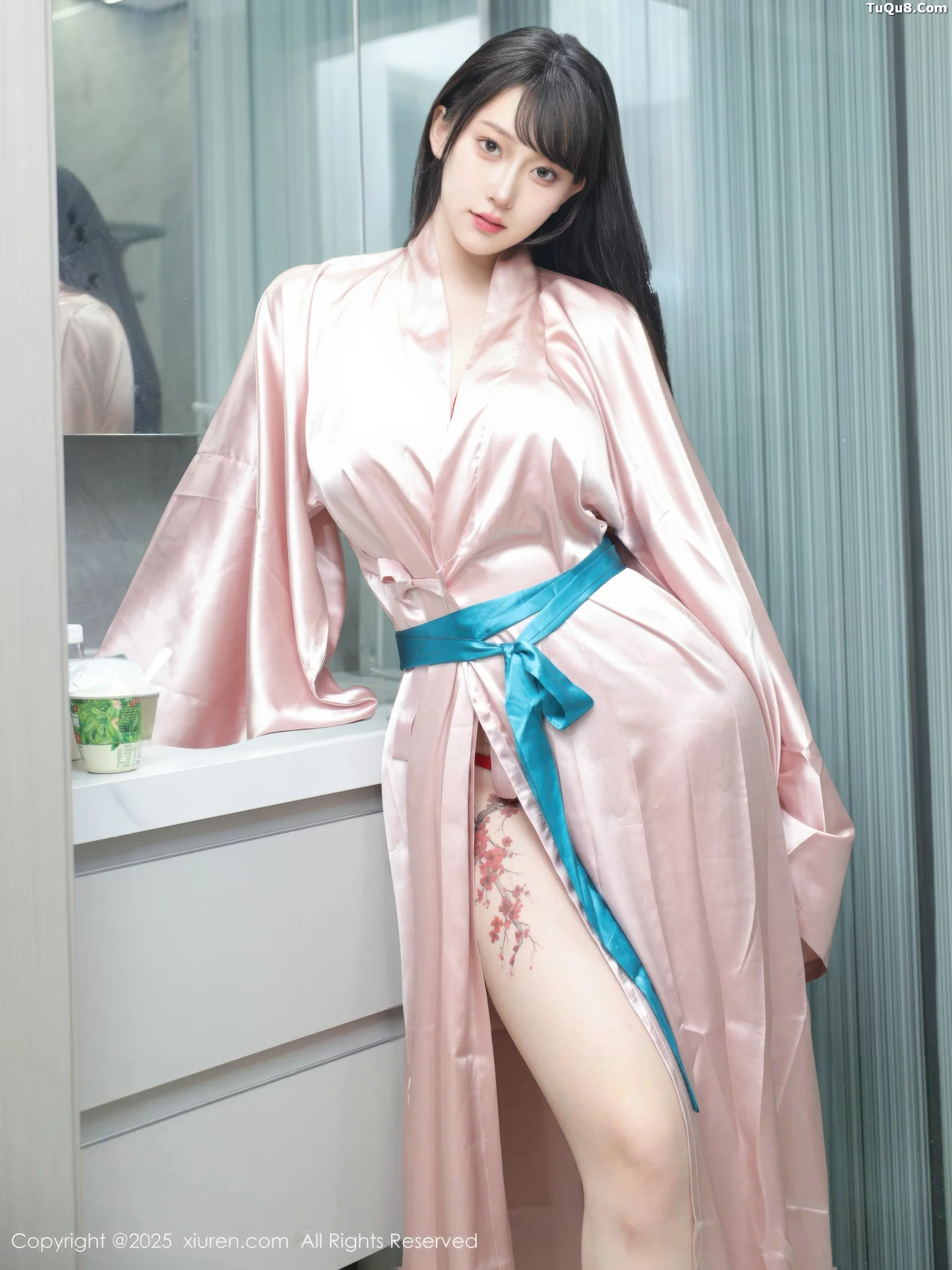 李沁恩lrene浴室场景性感红色比基尼秀丰腴身材撩人绝美写真79P 3