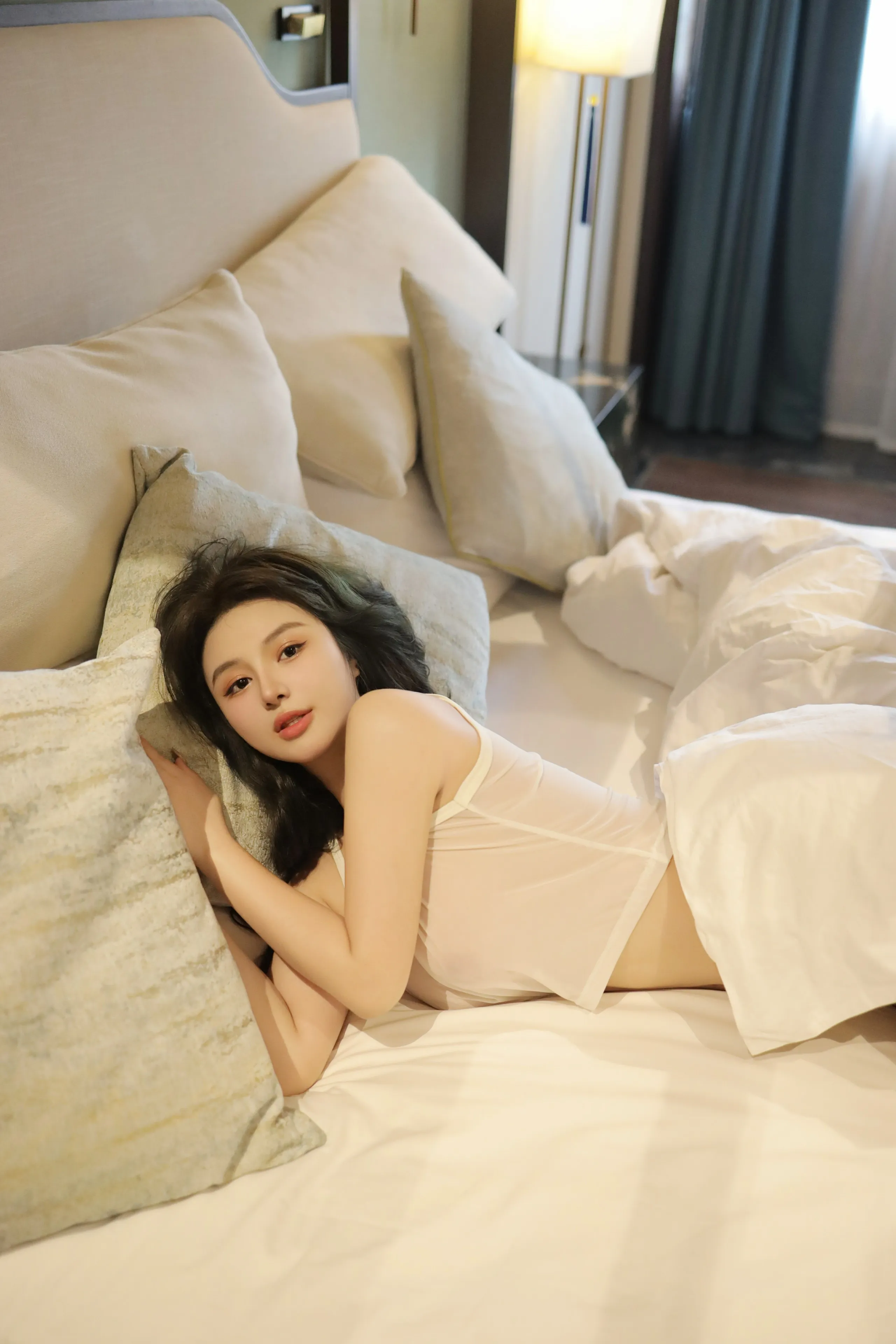 Paid Content Shen Siyi Tempting Private Photoshoot Benefits White Lingerie 77P 2