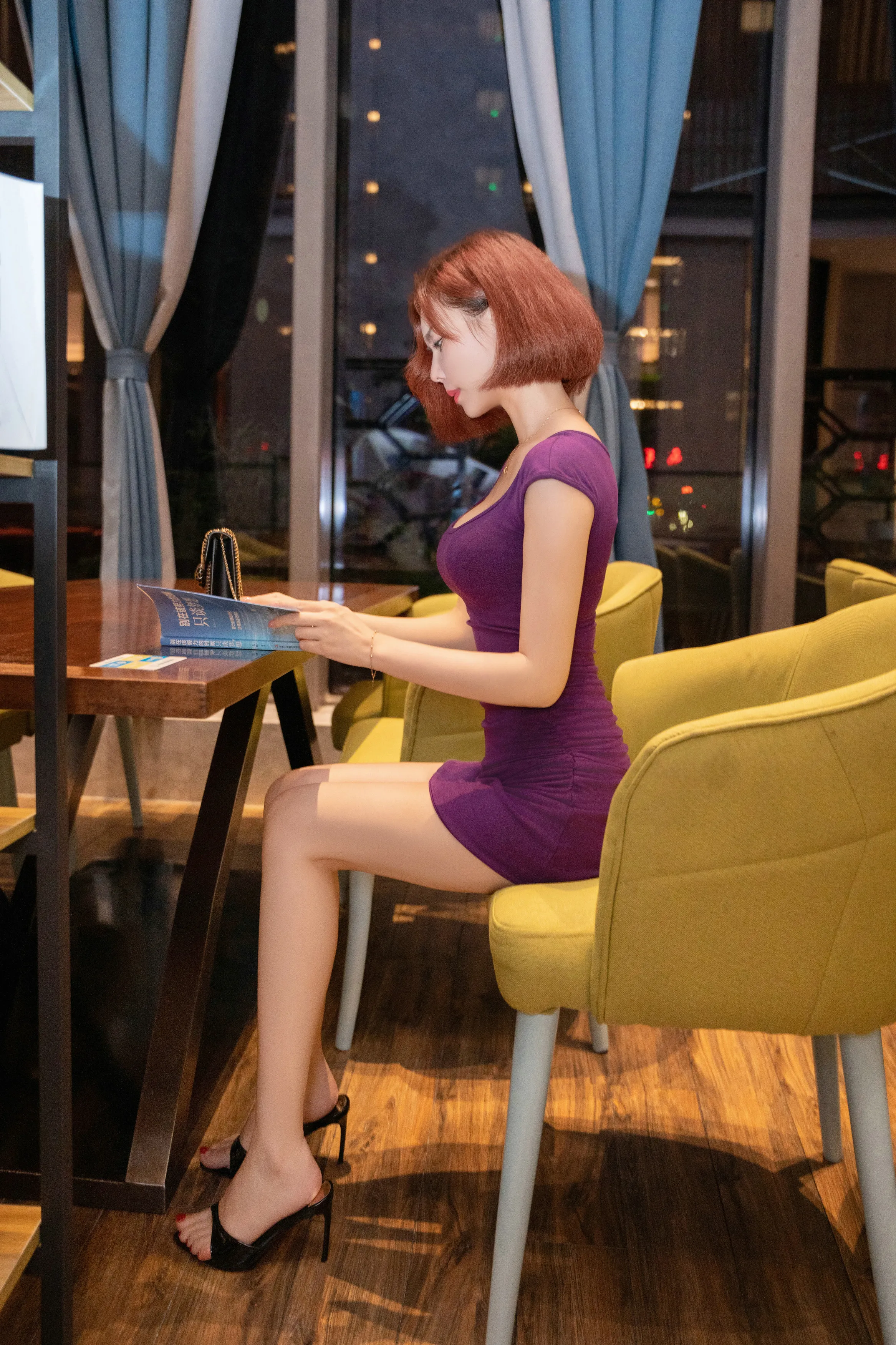 Paid Content: Bai Zhi yy's Exclusive Shoot Perks | Purple Lingerie, Size 81P