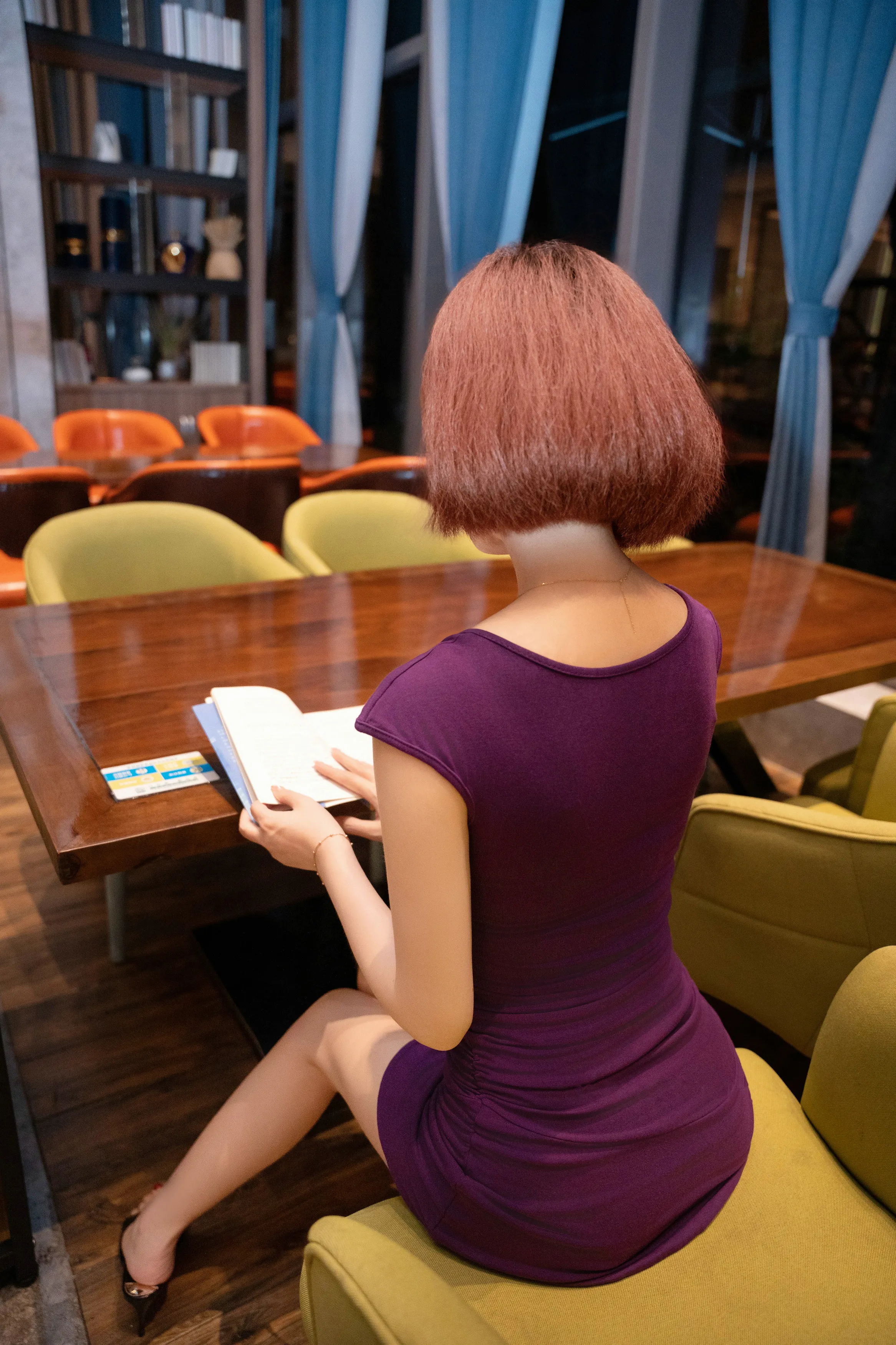 Paid content Baizhiyy alluring private photoshoot benefits purple lingerie 81P 4