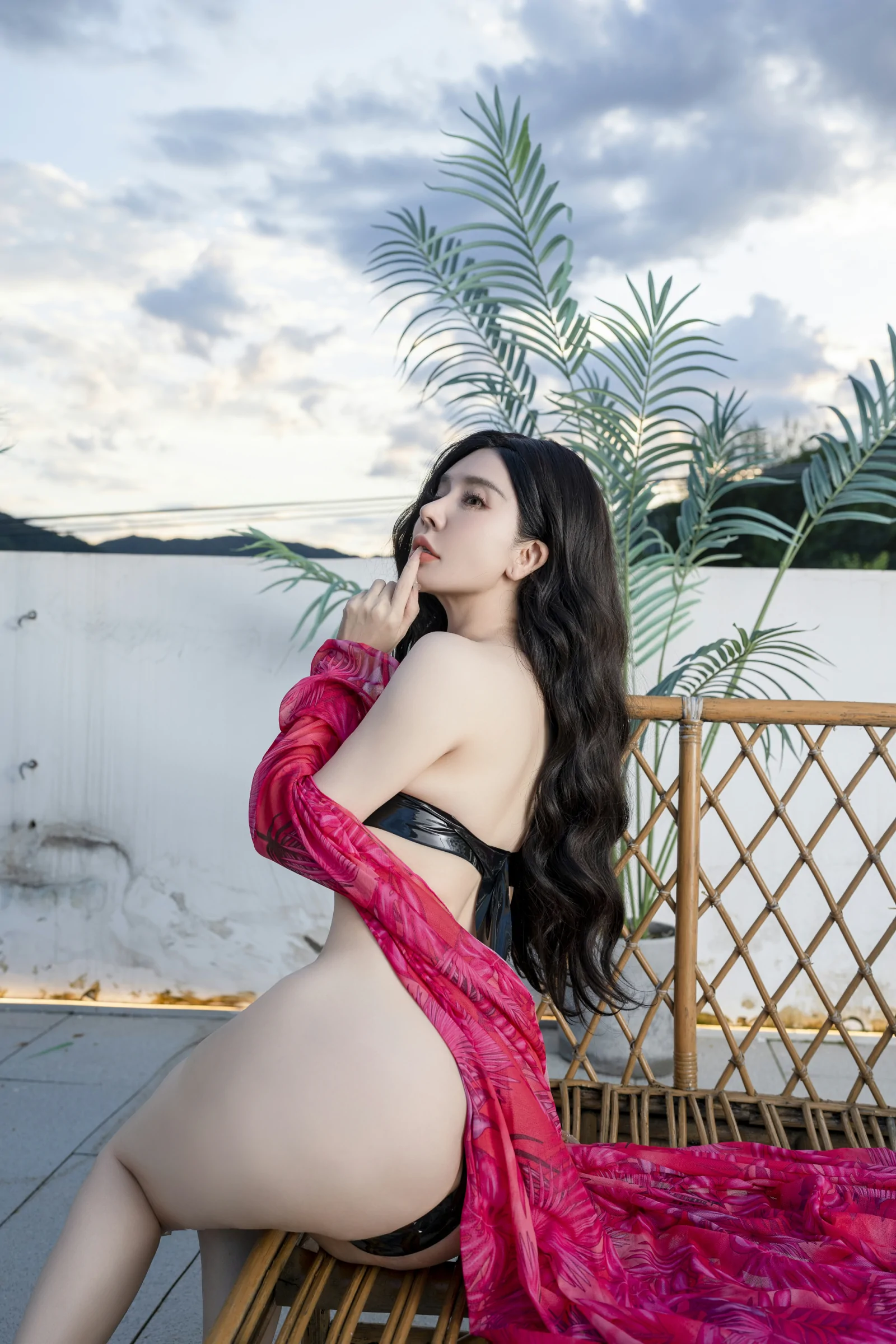 Paid Model Content Pan Siqin Seductive Private Photoshoot Benefits Weekend Tent 86P 7