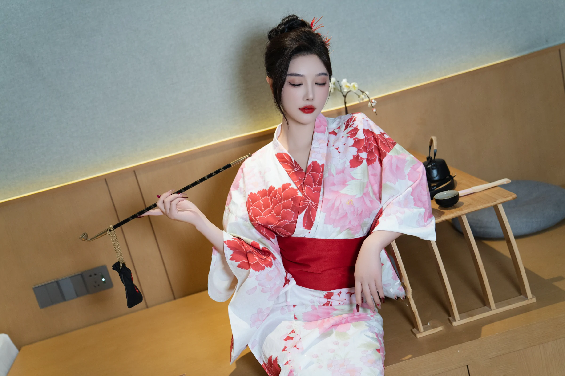 [Paid Content] Yang Chenchen Yome Seductive Private Photos Benefits Kimono Japanese Style 103P 6