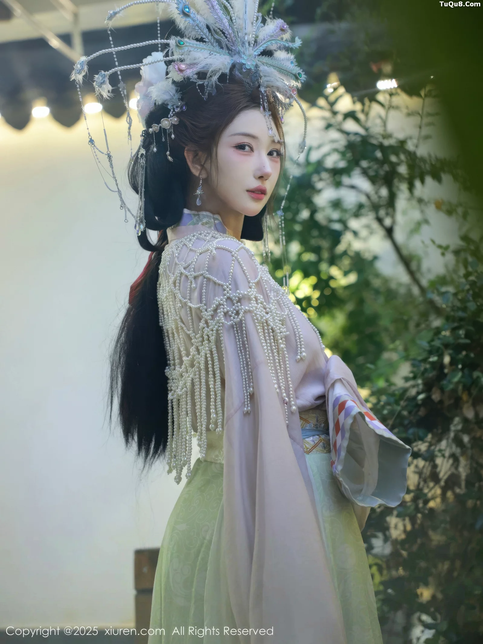 金允希Yuki性感浅色古装薄纱服饰秀丰腴身材迷人绝美写真76P 6