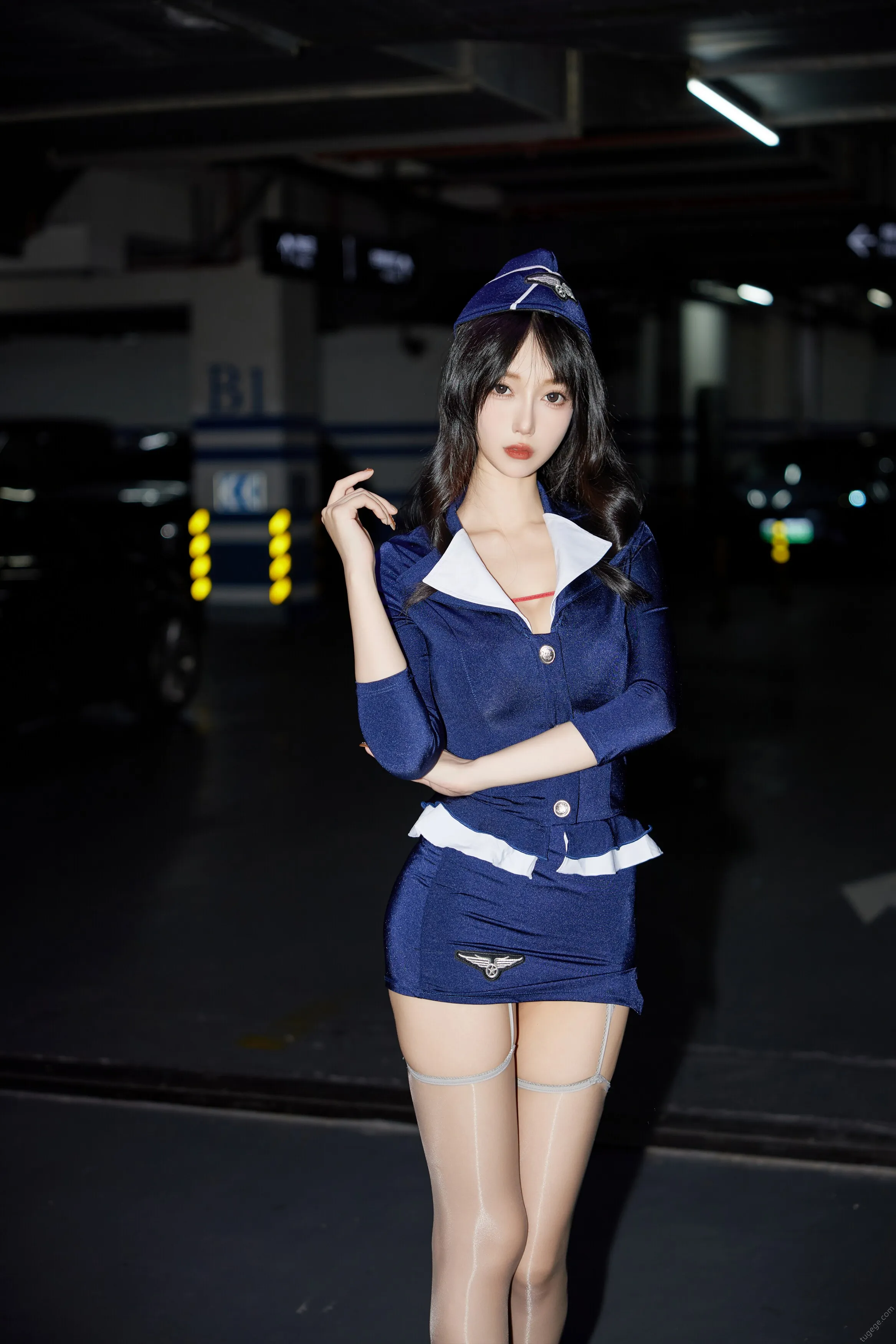 秀人付费 玥儿玥 诱人私拍福利 性感教官制服90P 1
