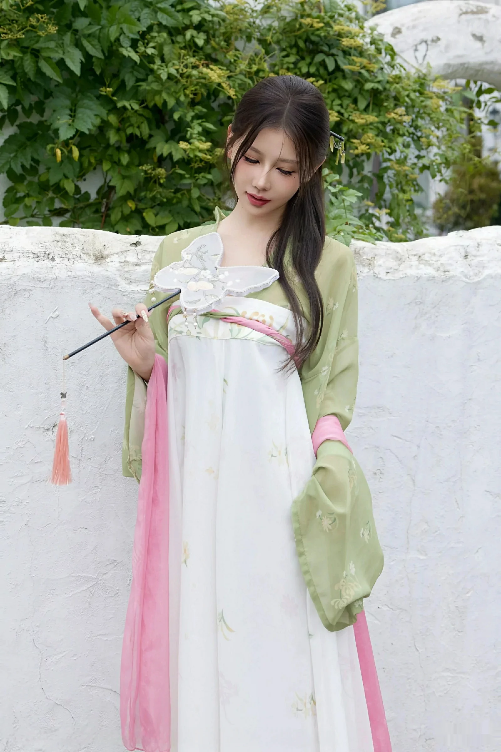 尹甜甜sunny性感薄纱汉服装扮配超薄肉丝秀完美身材绝美写真83P 3