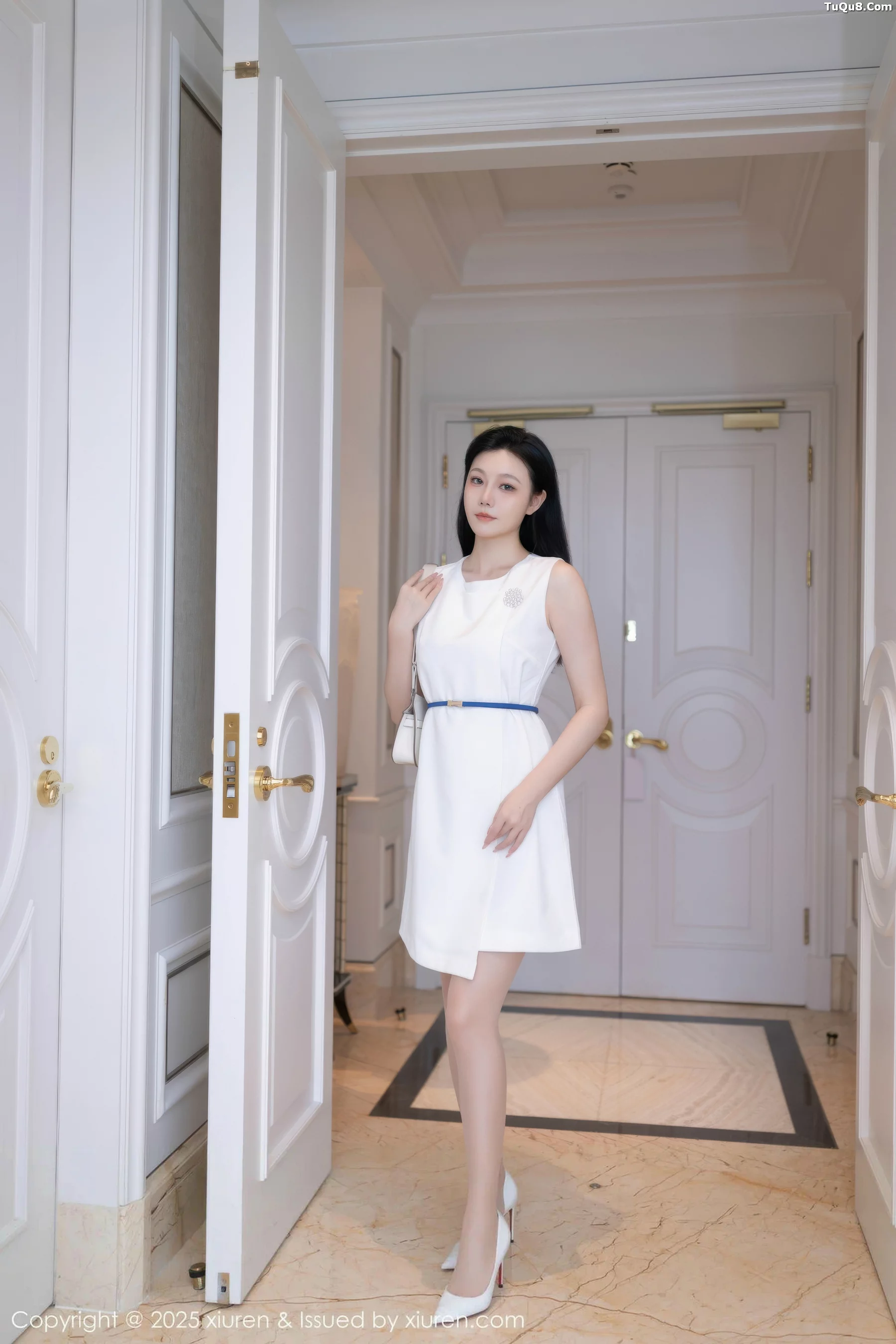 安然anran性感蓝灰色内衣配超薄肉丝秀曼妙身姿绝美写真76P